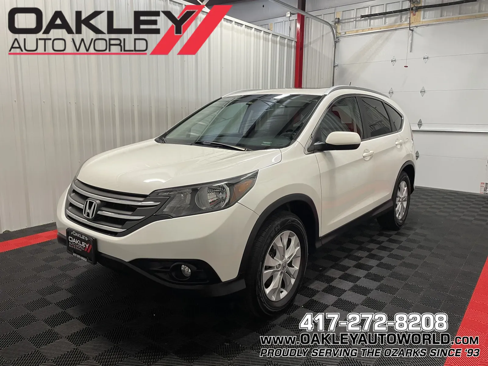 White 2014 Honda CR-V EX-L for sale in Branson West, MO