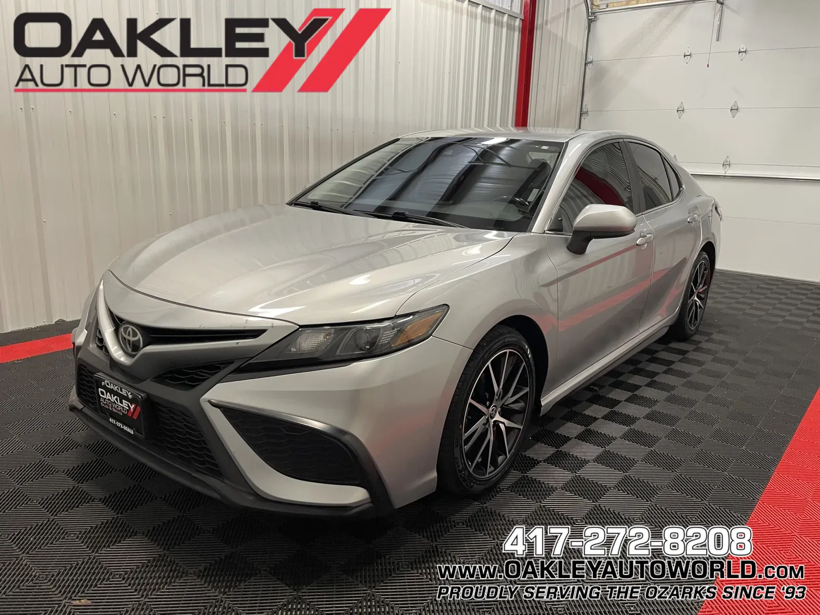 Silver 2021 Toyota Camry SE for sale in Branson West, MO