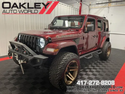 Red 2021 Jeep Wrangler Unlimited Willys for sale in Branson West, MO