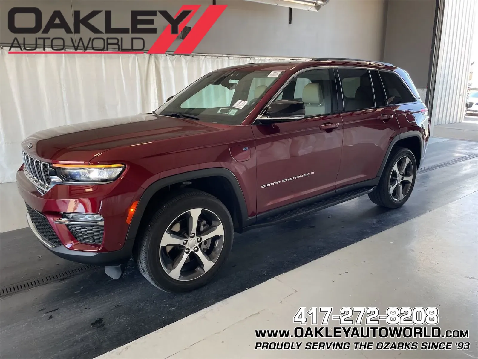 Red 2023 Jeep Grand Cherokee 4xe for sale in Branson West, MO