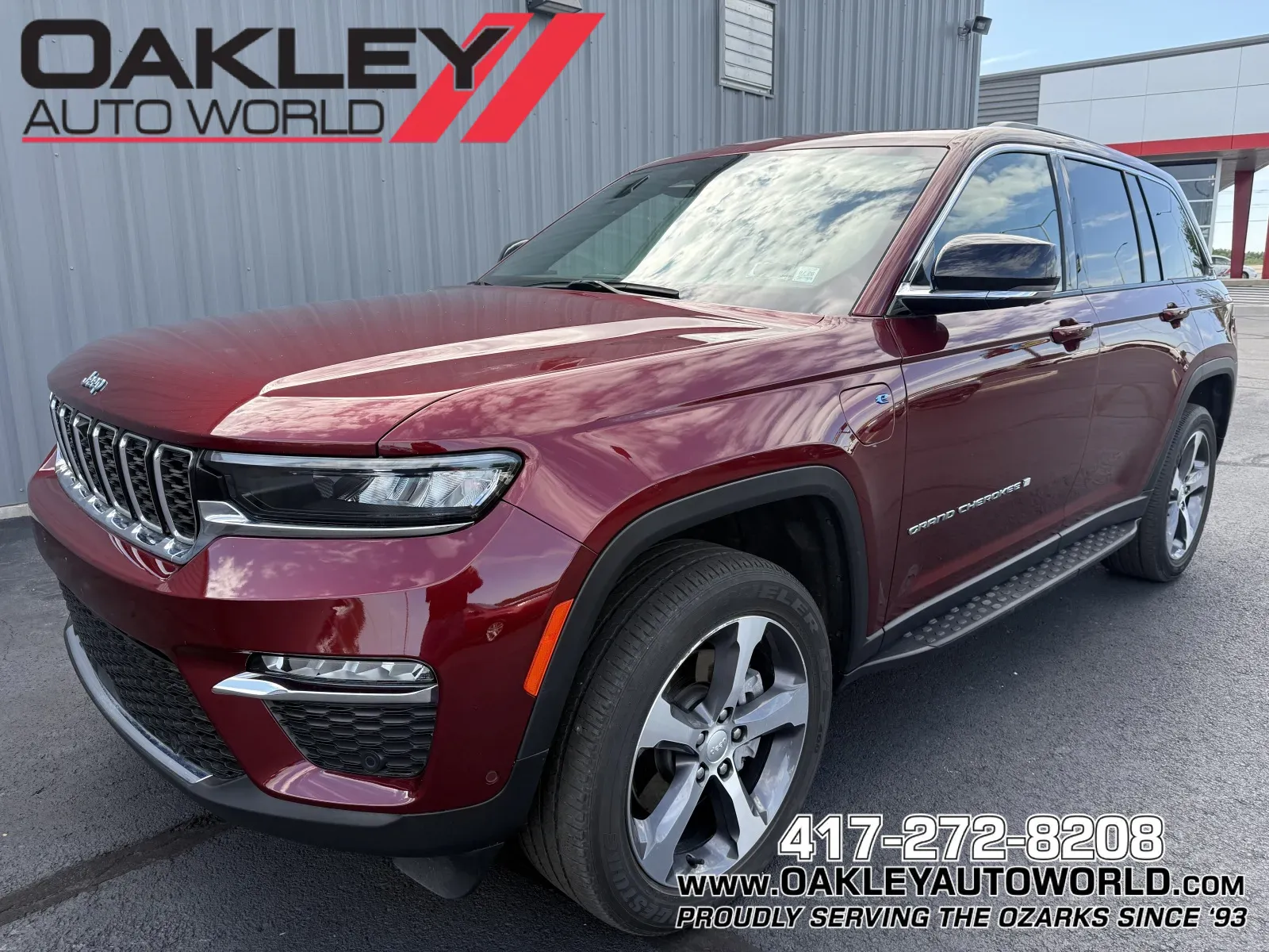 Red 2023 Jeep Grand Cherokee 4xe for sale in Branson West, MO
