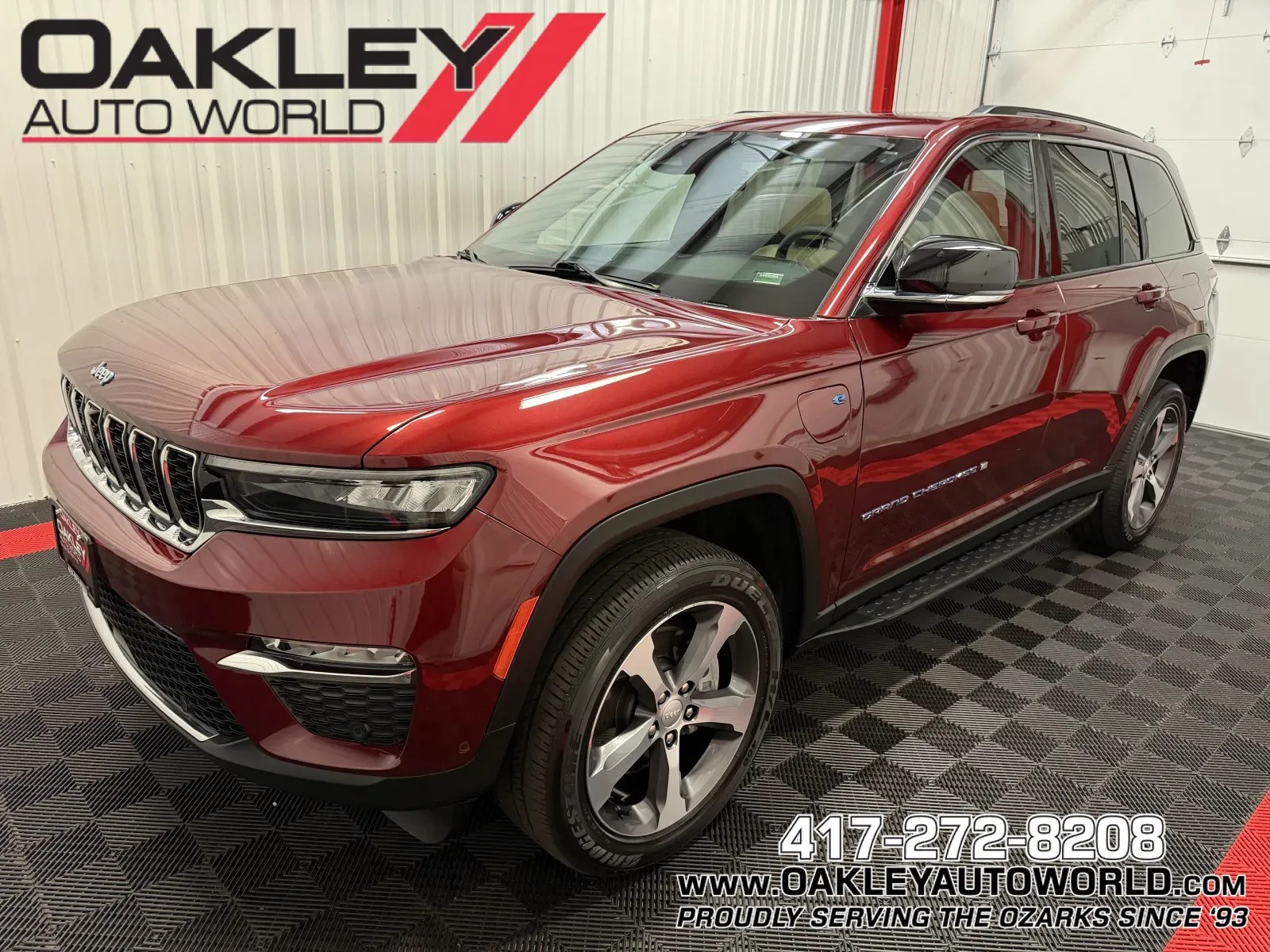 Red 2023 Jeep Grand Cherokee 4xe for sale in Branson West, MO