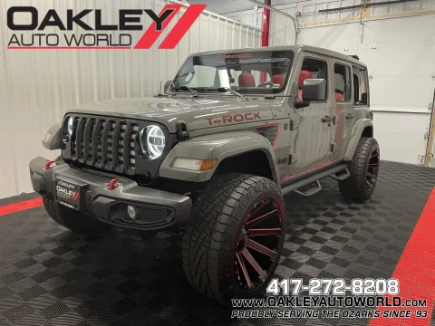 Gray 2021 Jeep Wrangler Unlimited Willys for sale in Branson West, MO