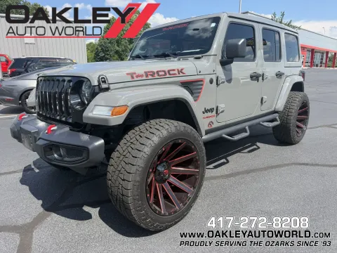 Gray 2021 Jeep Wrangler Unlimited Willys for sale in Branson West, MO
