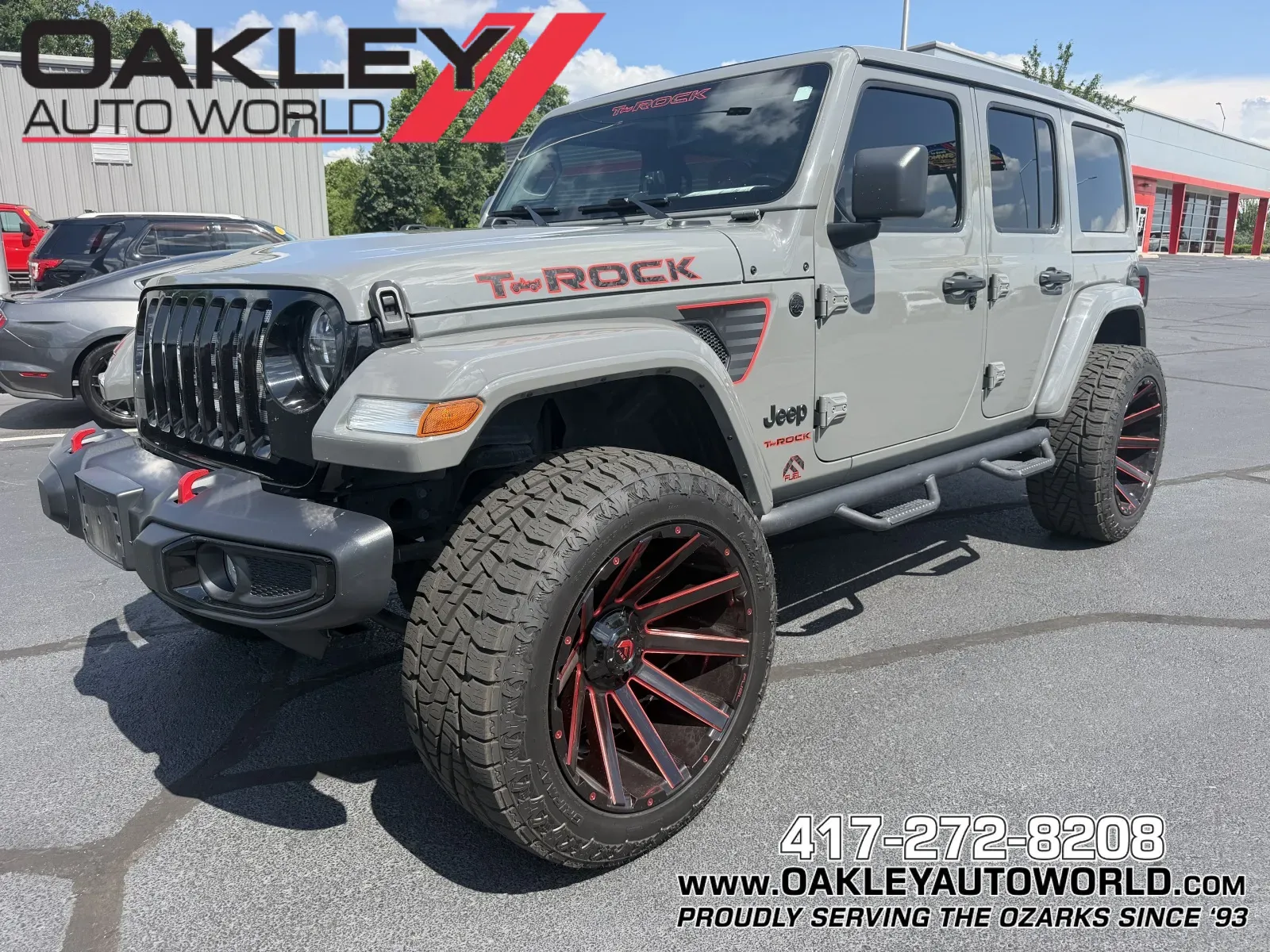 Gray 2021 Jeep Wrangler Unlimited Willys for sale in Branson West, MO