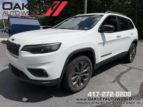 White 2021 Jeep Cherokee Latitude Lux for sale in Branson West, MO