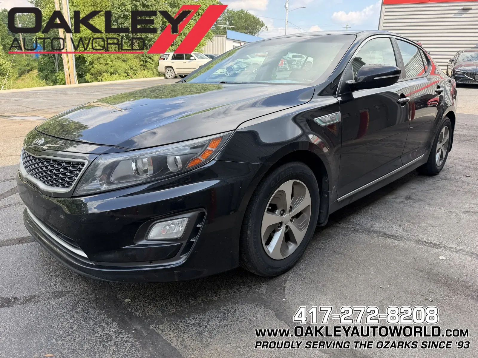 Black 2015 Kia Optima Hybrid for sale in Branson West, MO
