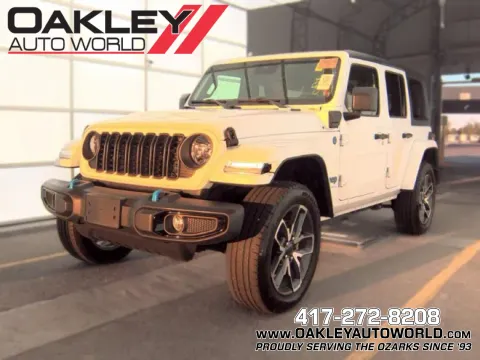 White 2024 Jeep Wrangler Sport S 4xe for sale in Branson West, MO