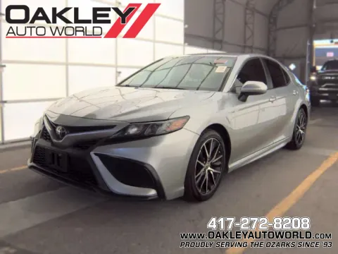 Silver 2021 Toyota Camry SE for sale in Branson West, MO