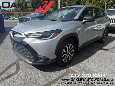 Silver 2024 Toyota Corolla Cross Hybrid S for sale in Branson West, MO