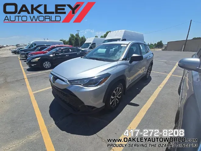 Silver 2024 Toyota Corolla Cross Hybrid S for sale in Branson West, MO