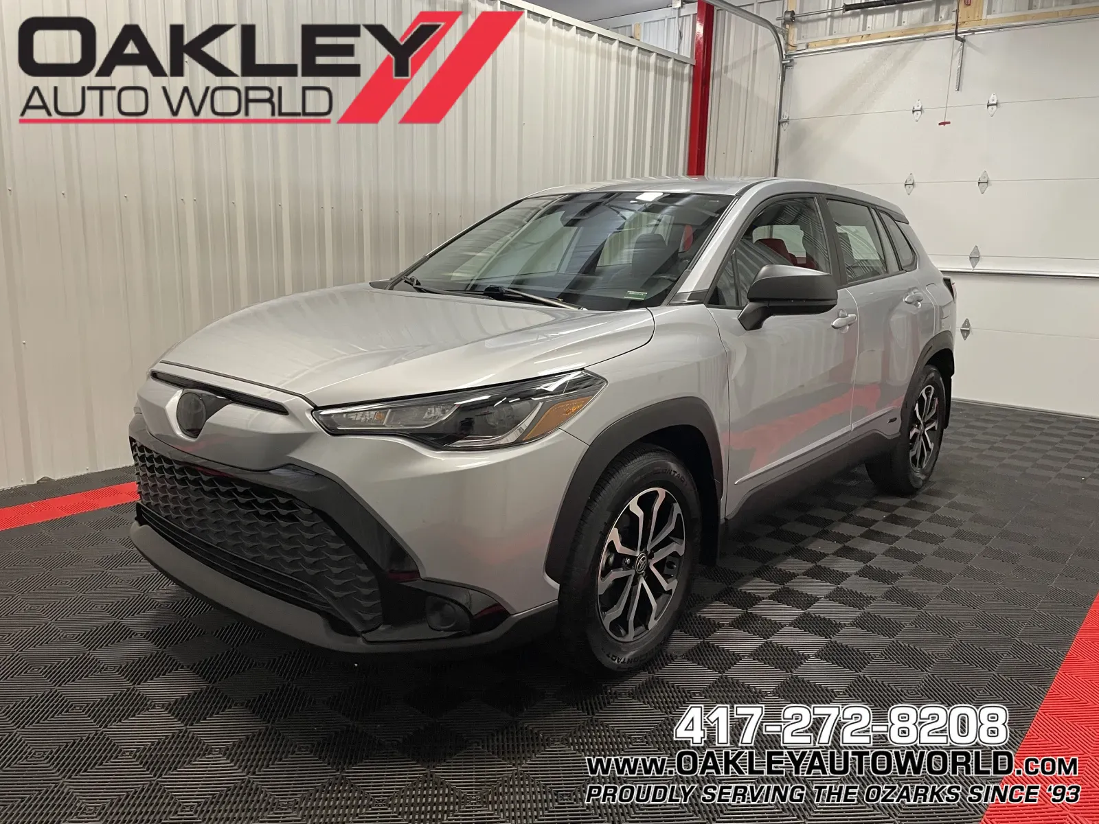 Silver 2024 Toyota Corolla Cross Hybrid S for sale in Branson West, MO