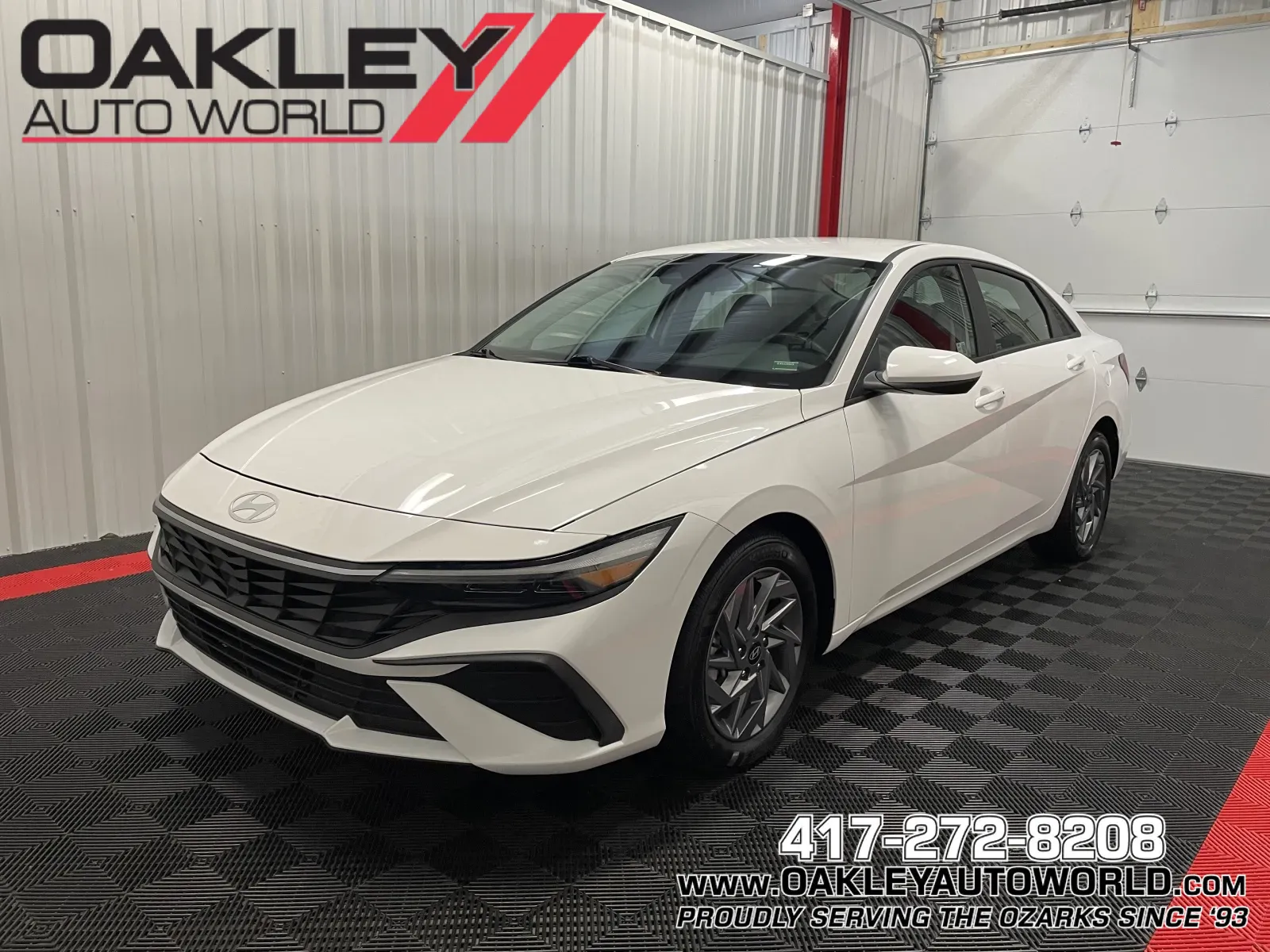 White 2024 Hyundai Elantra SEL for sale in Branson West, MO