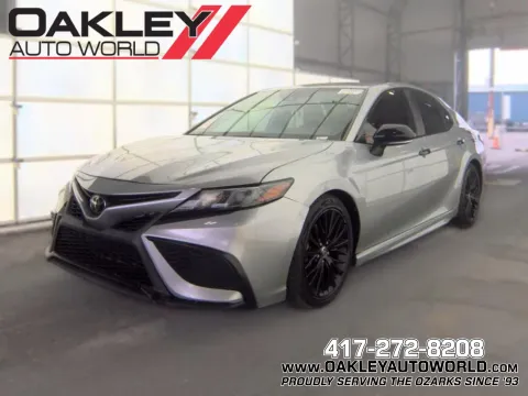 Silver 2022 Toyota Camry SE Nightshade for sale in Branson West, MO
