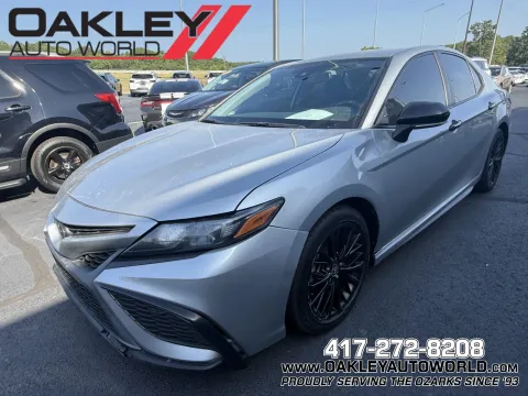 Silver 2022 Toyota Camry SE Nightshade for sale in Branson West, MO