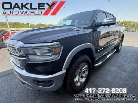 Black 2020 Ram 1500 Laramie for sale in Branson West, MO