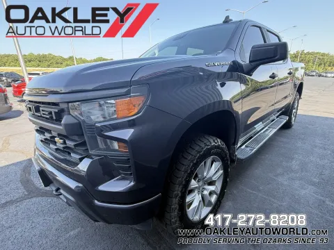 Gray 2023 Chevrolet Silverado 1500 Custom for sale in Branson West, MO