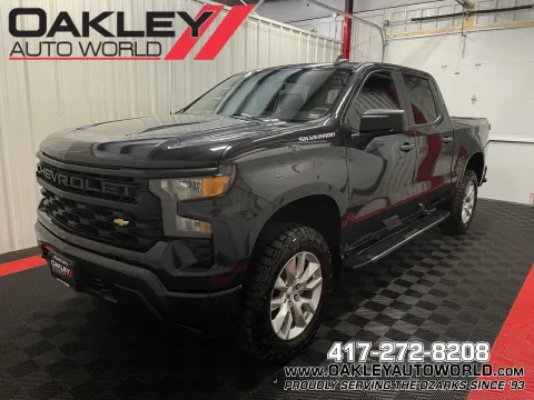 Gray 2023 Chevrolet Silverado 1500 Custom for sale in Branson West, MO