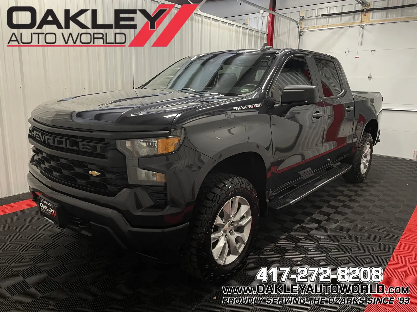 Gray 2023 Chevrolet Silverado 1500 Custom for sale in Branson West, MO