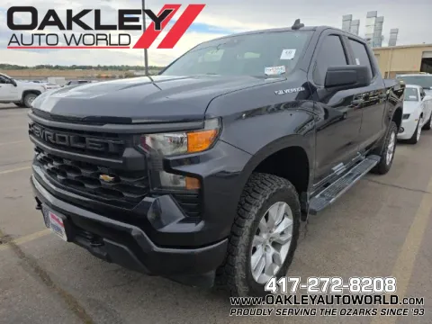 Gray 2023 Chevrolet Silverado 1500 Custom for sale in Branson West, MO