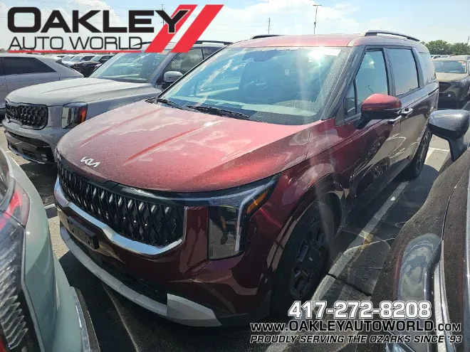 Red 2025 Kia Carnival Hybrid EX for sale in Branson West, MO
