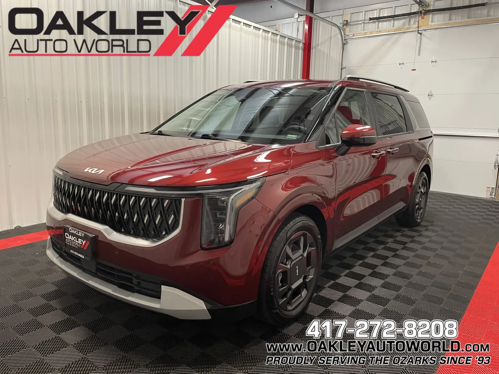 Red 2025 Kia Carnival Hybrid EX for sale in Branson West, MO
