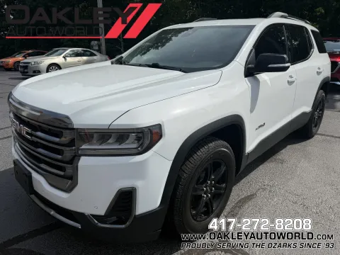 White 2021 GMC Acadia AT4 for sale in Branson West, MO