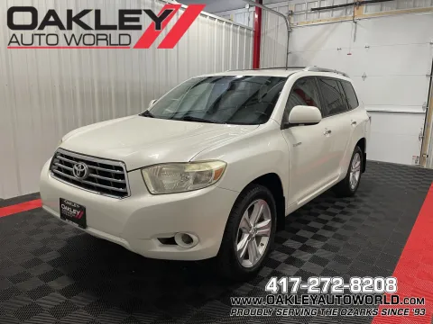White 2008 Toyota Highlander Limited for sale in Branson West, MO