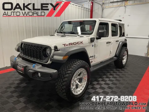 White 2024 Jeep Wrangler Willys 4xe for sale in Branson West, MO