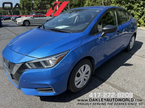 Blue 2020 Nissan Versa 1.6 S for sale in Branson West, MO