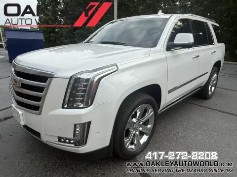 White 2018 Cadillac Escalade Premium Luxury for sale in Branson West, MO