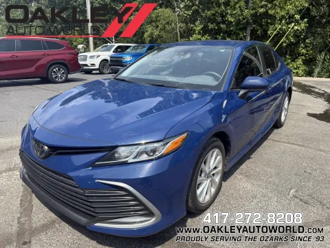 Blue 2024 Toyota Camry LE for sale in Branson West, MO