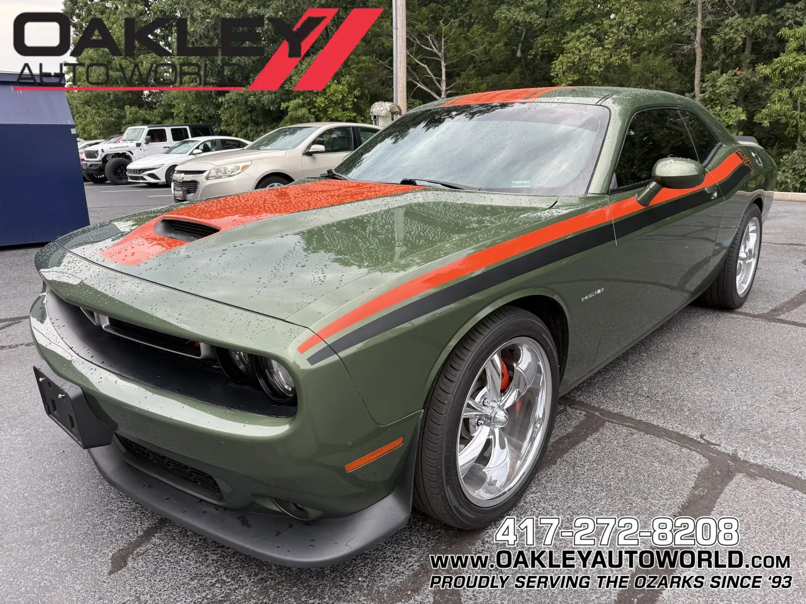 Green 2021 Dodge Challenger R/T for sale in Branson West, MO