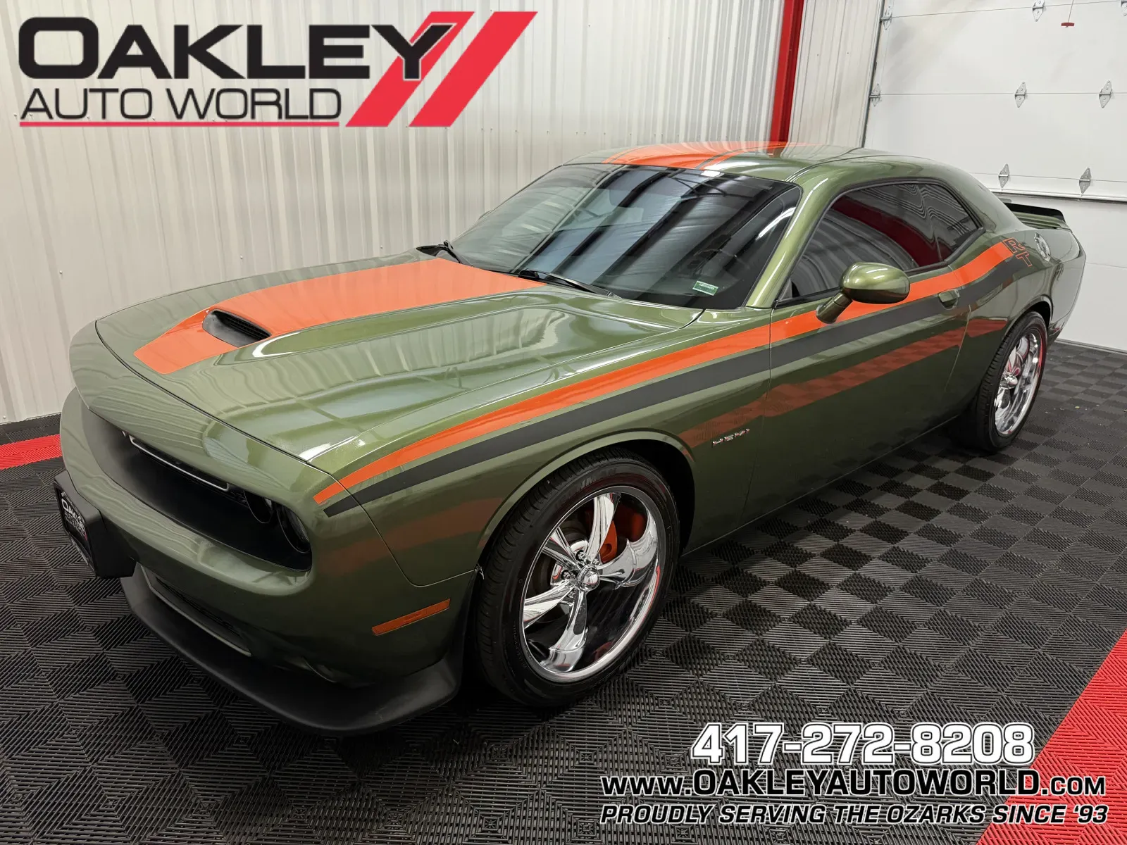 Green 2021 Dodge Challenger R/T for sale in Branson West, MO