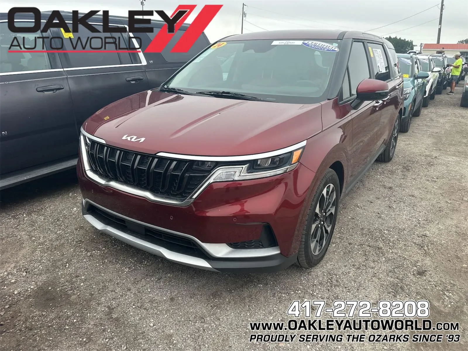 Red 2024 Kia Carnival EX for sale in Branson West, MO