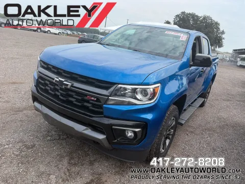 Blue 2022 Chevrolet Colorado Z71 for sale in Branson West, MO