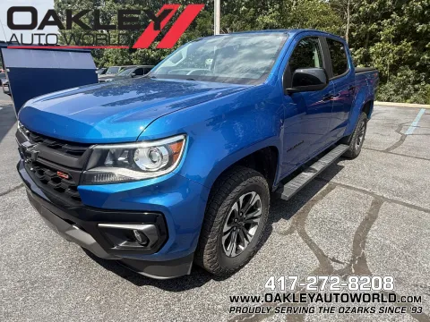 Blue 2022 Chevrolet Colorado Z71 for sale in Branson West, MO