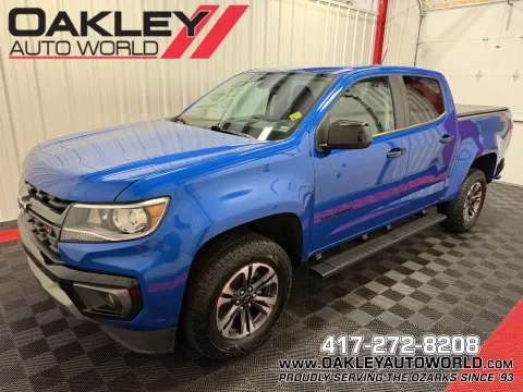 Blue 2022 Chevrolet Colorado Z71 for sale in Branson West, MO