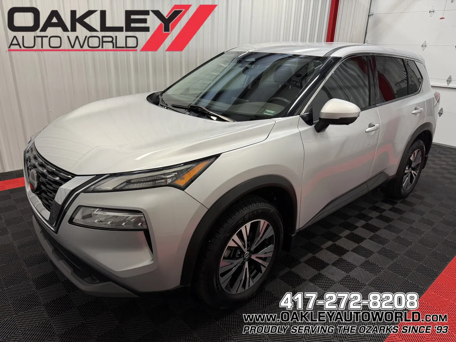 Silver 2021 Nissan Rogue SV for sale in Branson West, MO