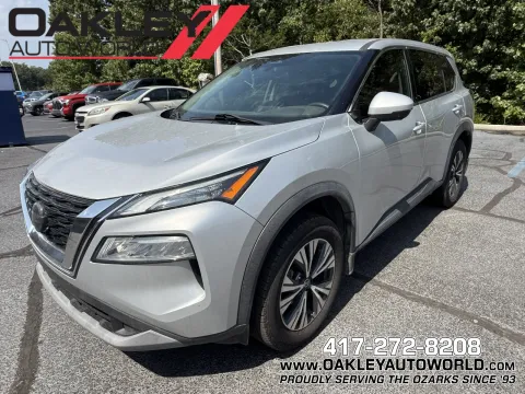 Silver 2021 Nissan Rogue SV for sale in Branson West, MO
