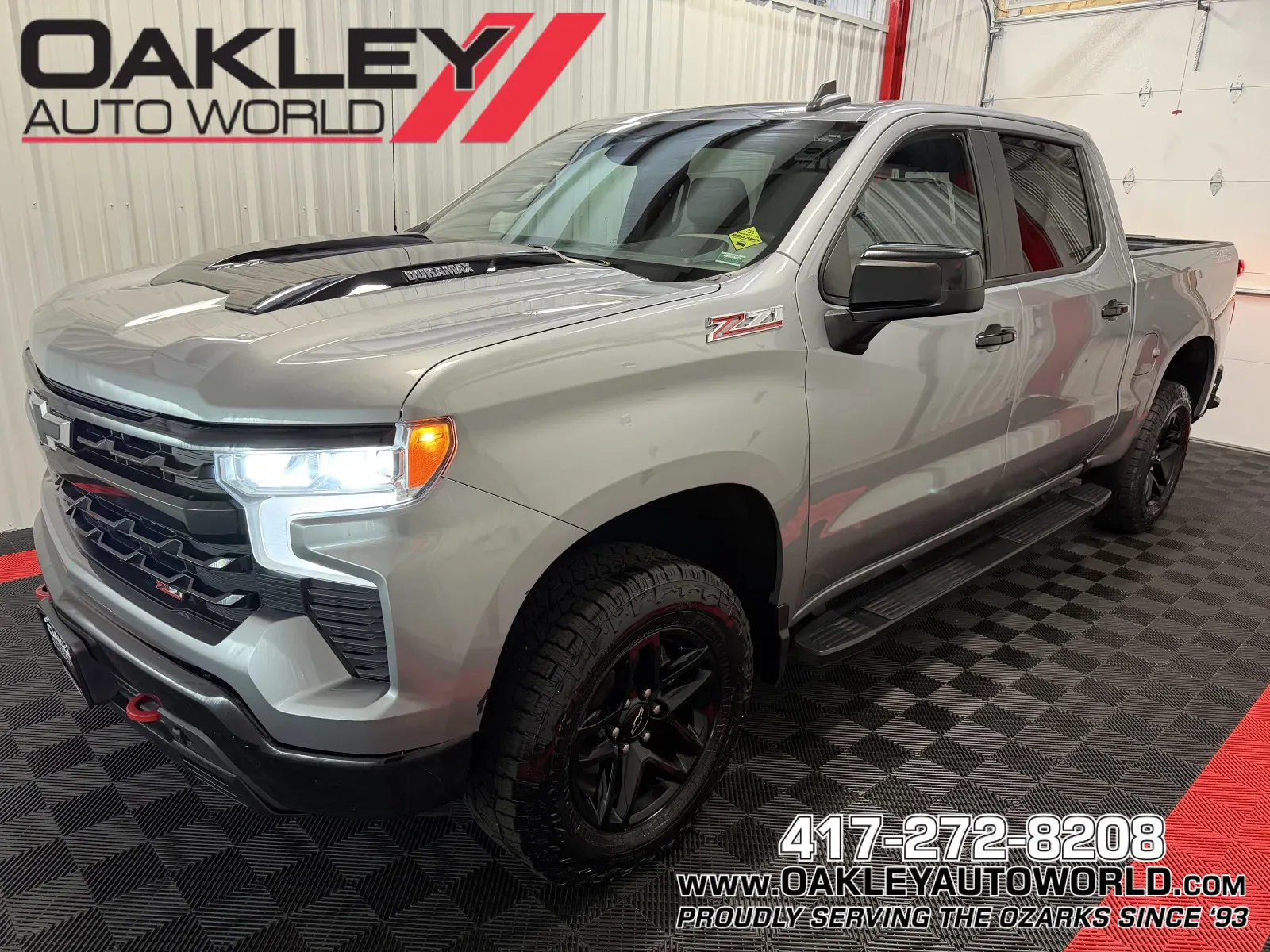 Gray 2023 Chevrolet Silverado 1500 LT Trail Boss for sale in Branson West, MO