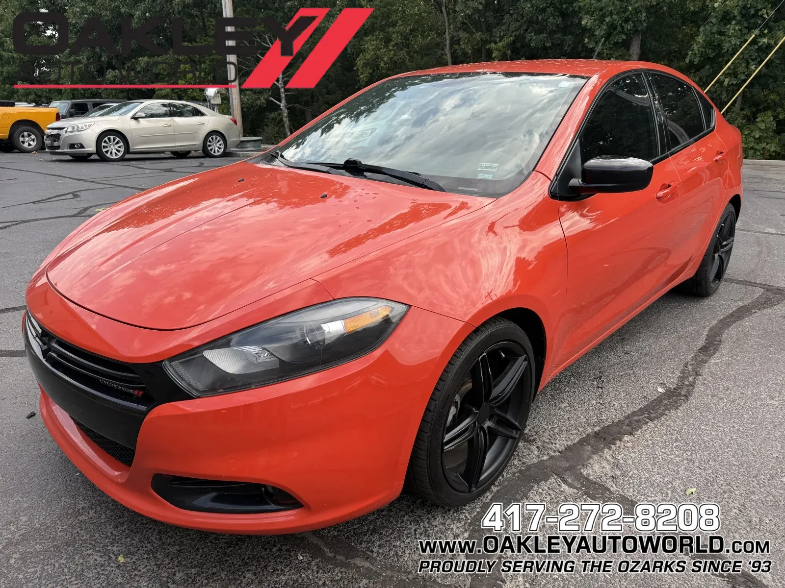 Orange 2015 Dodge Dart SXT for sale in Branson West, MO