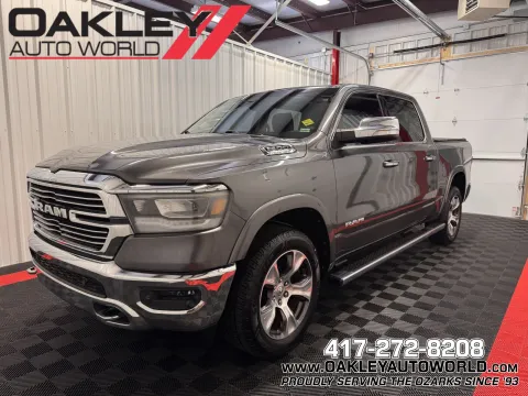 Gray 2019 Ram 1500 Laramie for sale in Branson West, MO