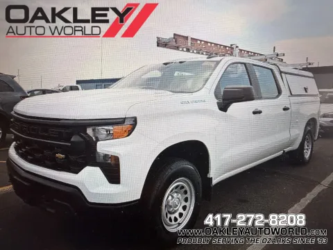 White 2024 Chevrolet Silverado 1500 WT for sale in Branson West, MO