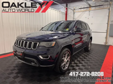 Blue 2018 Jeep Grand Cherokee Limited for sale in Branson West, MO