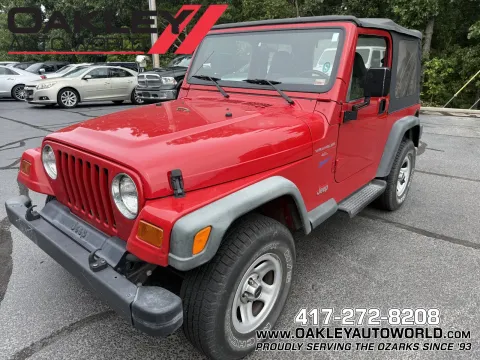 Red 1997 Jeep Wrangler Sport for sale in Branson West, MO