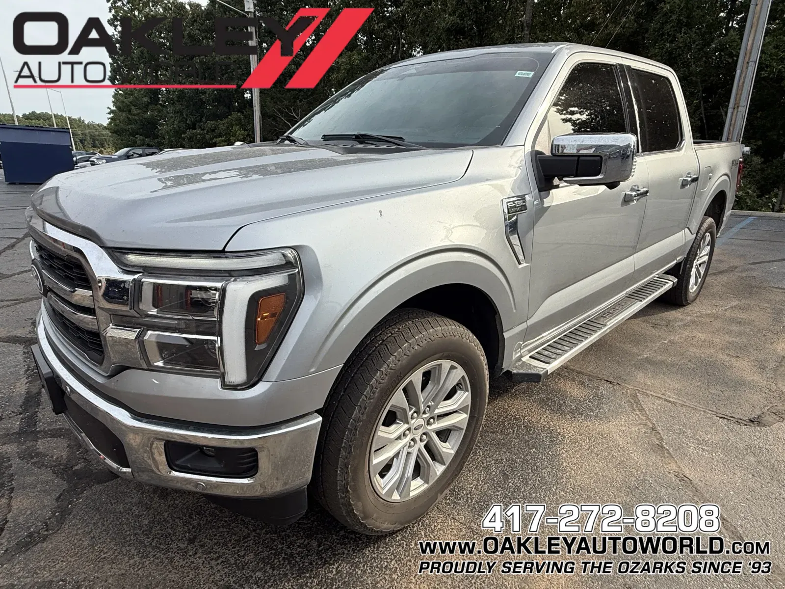 Silver 2025 Ford F-150 Lariat for sale in Branson West, MO