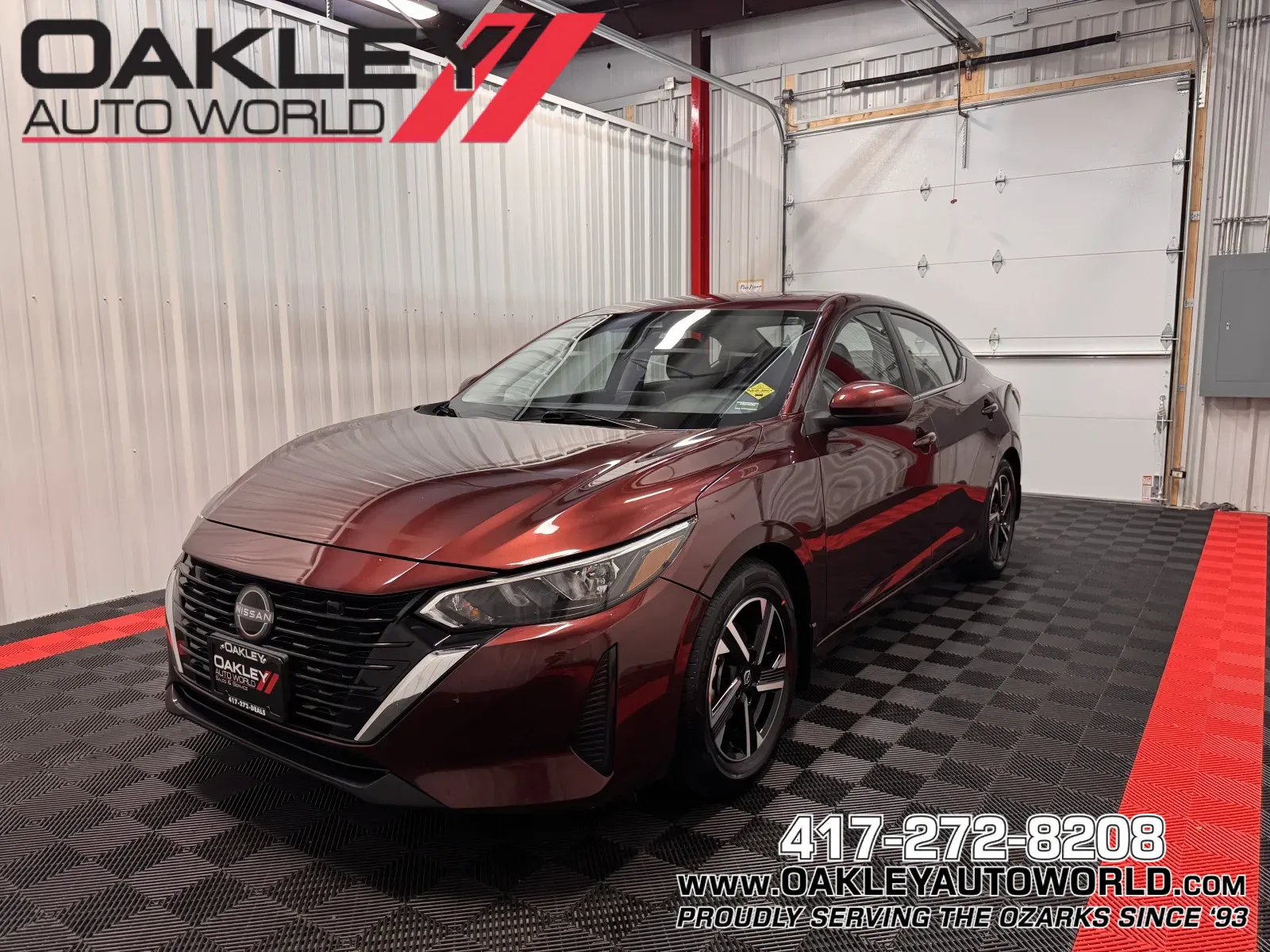Red 2025 Nissan Sentra SV for sale in Branson West, MO