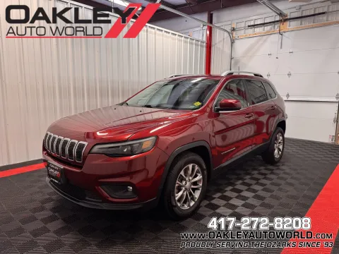 Red 2019 Jeep Cherokee Latitude Plus for sale in Branson West, MO