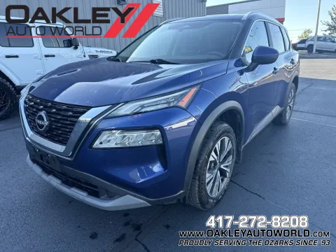 Blue 2023 Nissan Rogue SV for sale in Branson West, MO